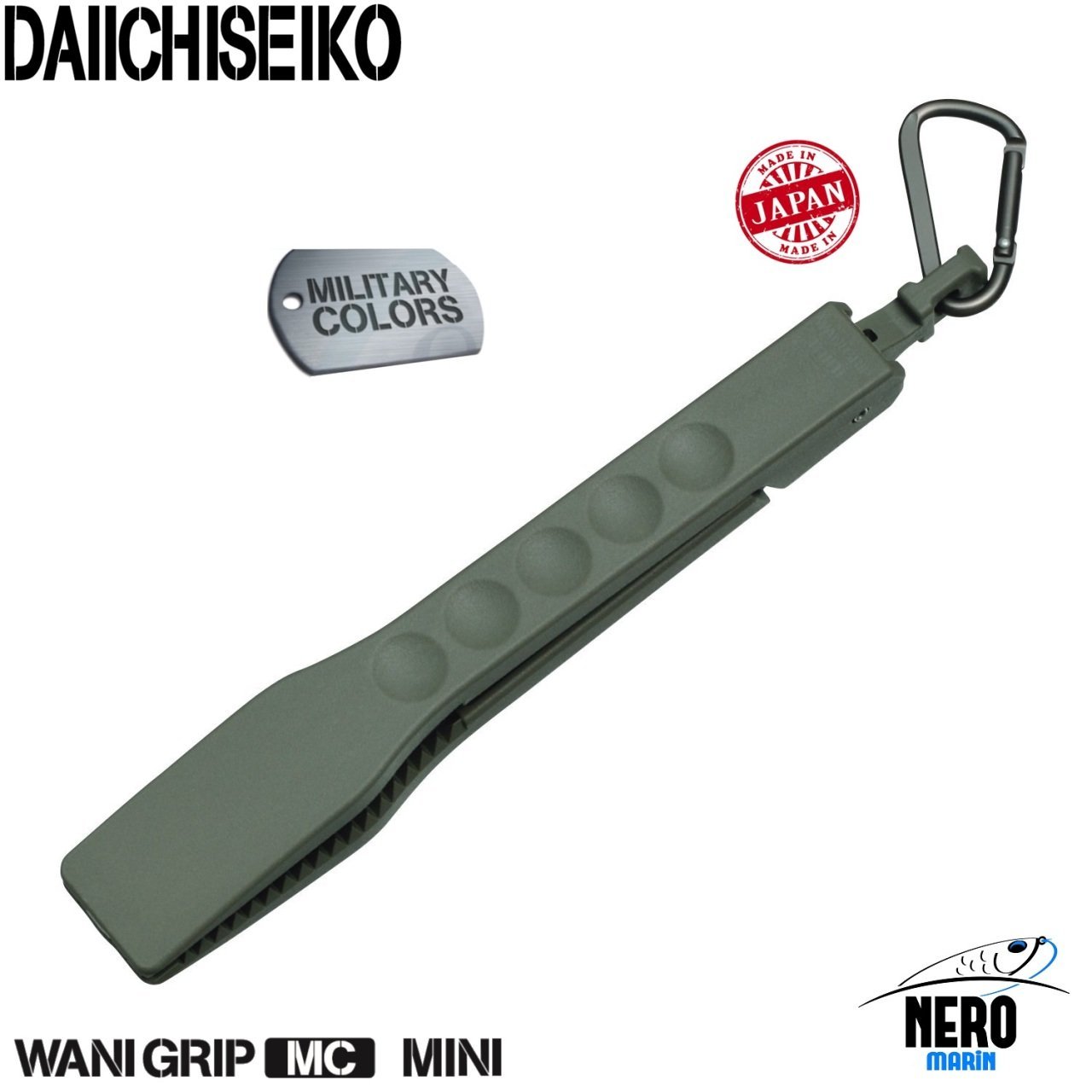 Daiichiseiko Wani Grip Mini MC 21cm. Foliage Green