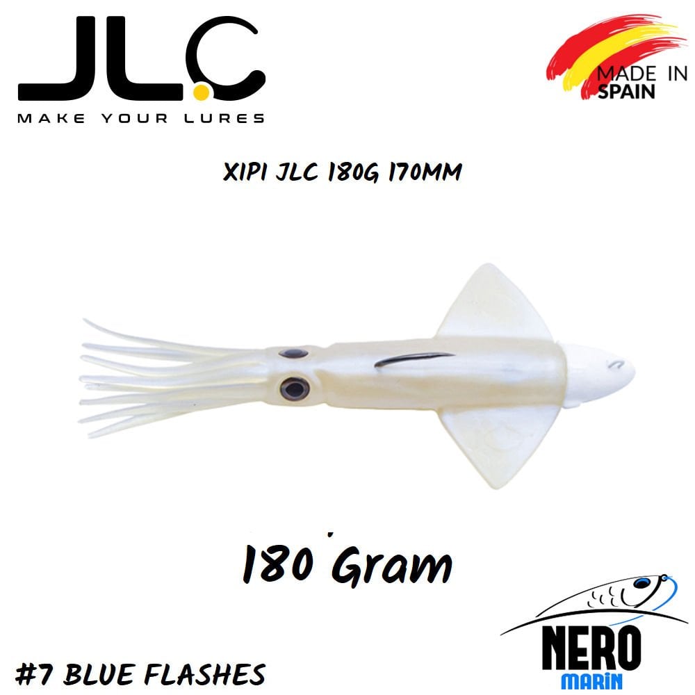 JLC Xipi Silikon Kalamar 180gr. #7 Blue Flashes