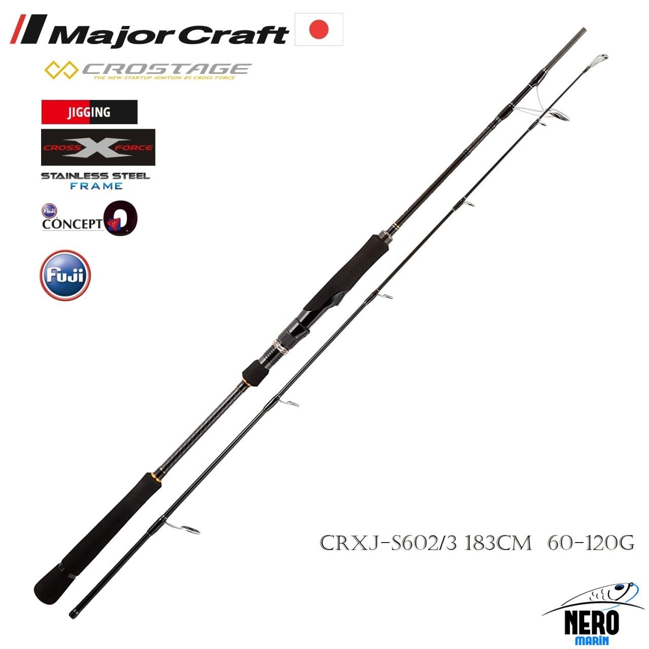 MC New Crostage CRXJ-S602/3 Jigging Kamış 183cm 60-120g