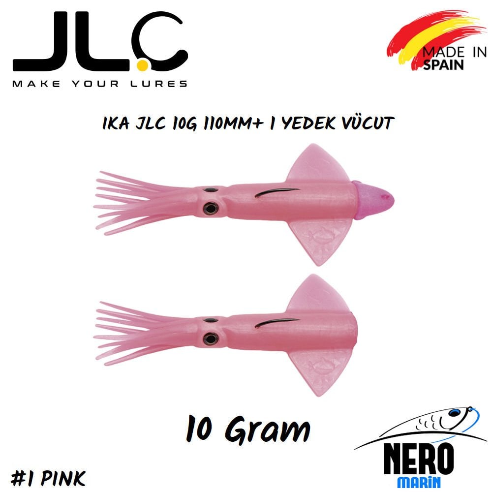 JLC Ika Silikon Kalamar 10gr. + Yedek Vücut #1 Pink