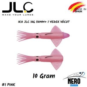 JLC Ika Silikon Kalamar 10gr. + Yedek Vücut #1 Pink