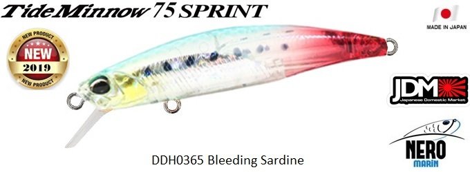 Tide Minnow 75 Sprint DDH0365 Bleeding Sardine