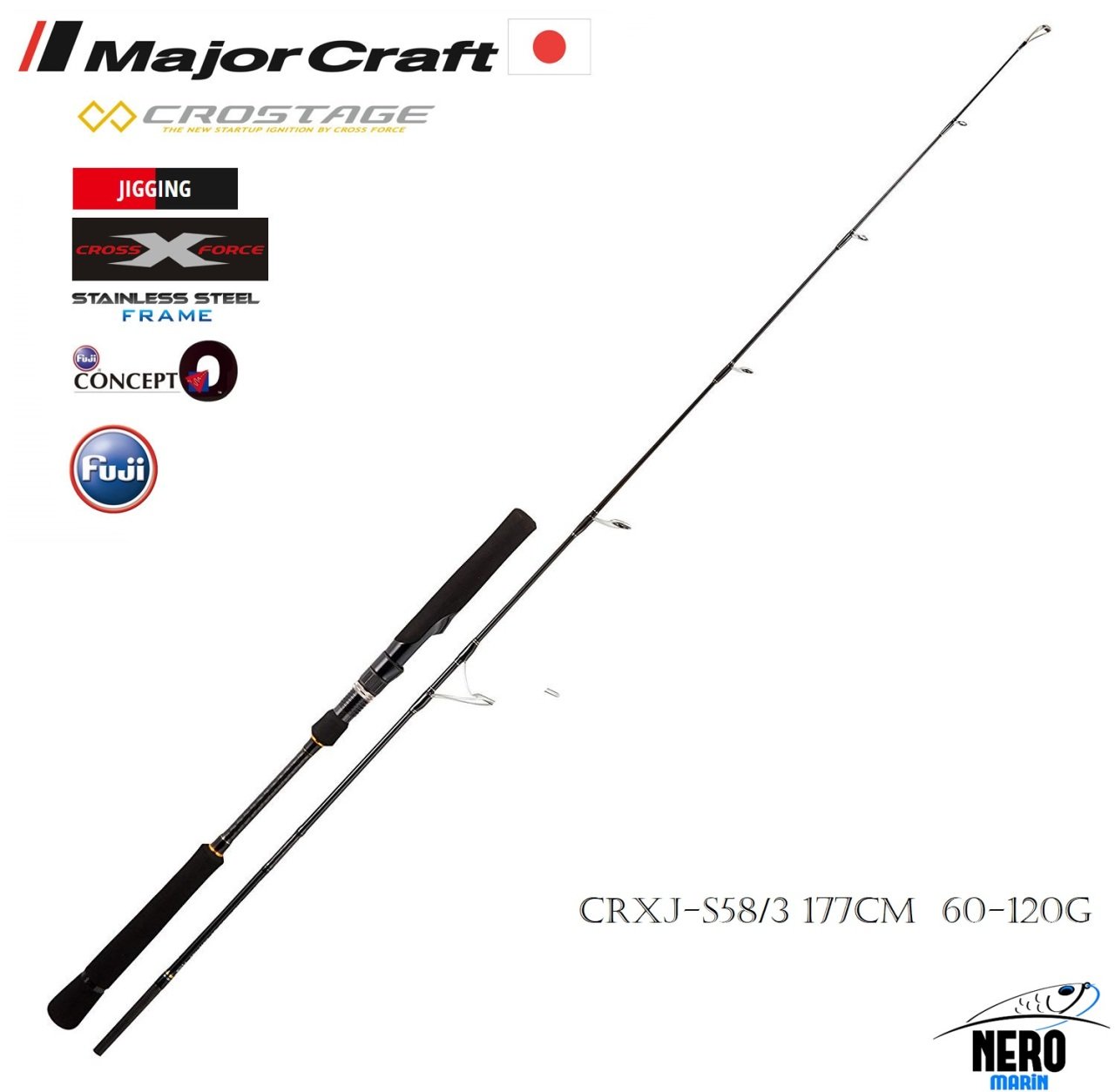 MC New Crostage CRXJ-S58/3 Jigging Kamış 177cm 60-120g