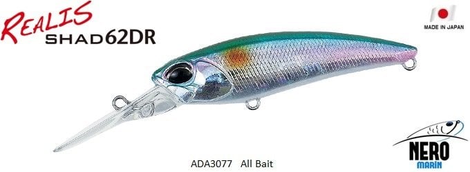 Realis Shad 62DR  ADA3077 / All Bait