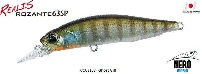 Realis Rozante 63SP  CCC3158 / Ghost Gill