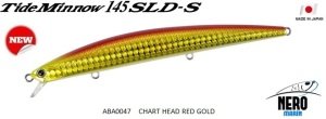 Tide Minnow 145 SLD-S  ABA0047 / Chart Head Red Gold