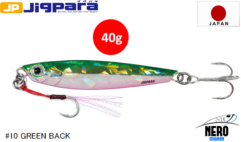 MC Jigpara Short JPS-40gr #10 Green Back