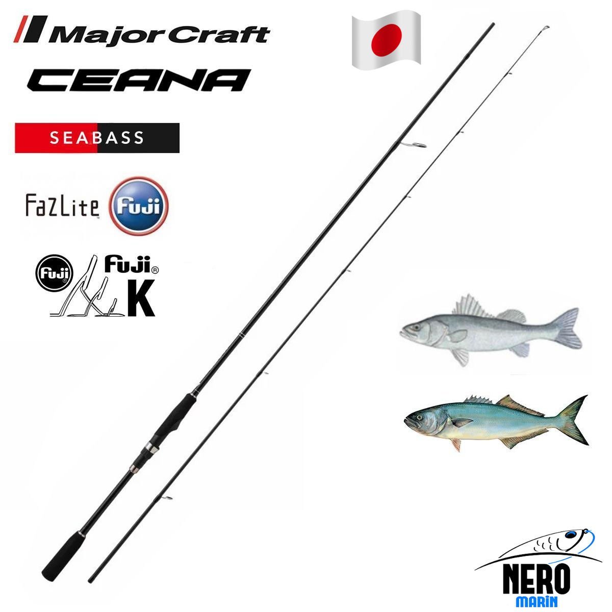 MC Ceana CNS-752M/F Seabass Spin Kamış 226cm 7-21g