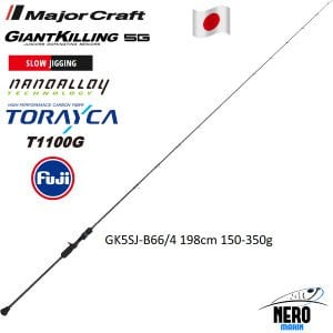 MC Giant Killing New GK5SJ-B66/4 Jigging Kamış Bait Model 198cm 150-350g