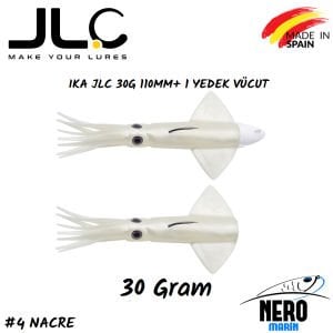 JLC Ika Silikon Kalamar 30gr. + Yedek Vücut #4 Nacre