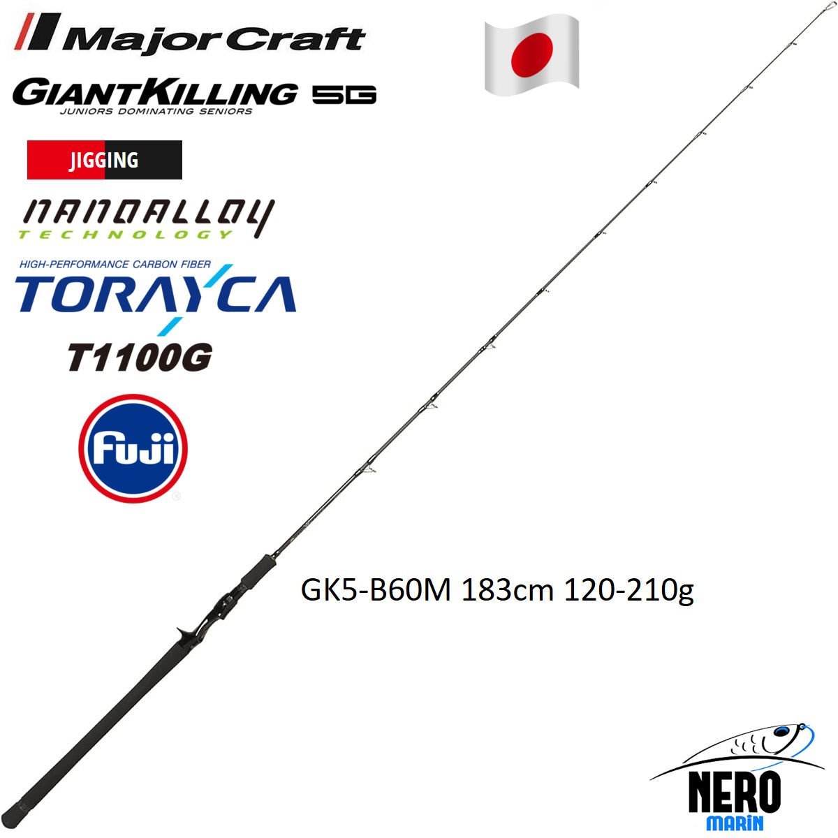 MC Giant Killing New GK5-B60M Jigging Kamış 183cm 120-210g
