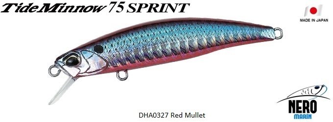 Tide Minnow 75 Sprint DHA0327 Red Mullet