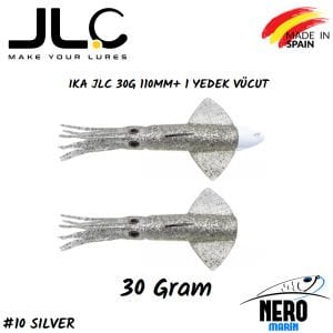 JLC Ika Silikon Kalamar 30gr. + Yedek Vücut #10 Silver