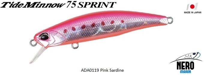 Tide Minnow 75 Sprint ADA0119 Pink Sardine