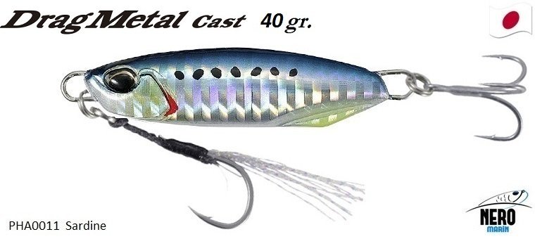 Drag Metal Cast Jig 40Gr. PHA0011 / Sardine