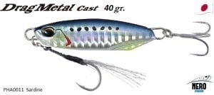 Drag Metal Cast Jig 40Gr. PHA0011 / Sardine