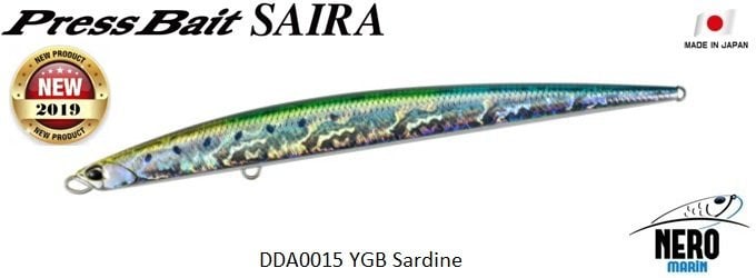 Press Bait Saira DDA0015 YGB Sardine