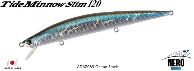 Tide Minnow Slim 120  ADAZ039 / Ocean Smelt