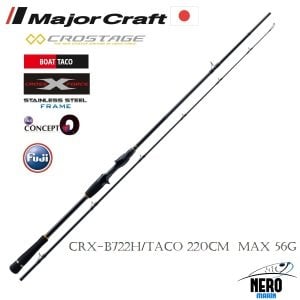MC New Crostage CRX-B722H/Taco Taco Kamış Bait Casting Model 220cm Max 56g