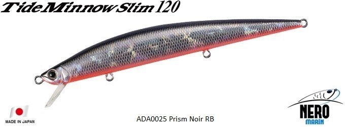 Tide Minnow Slim 120  ADA0025 / Prism Noir RB