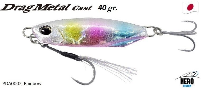 Drag Metal Cast Jig 40Gr. PDA0002 / Rainbow