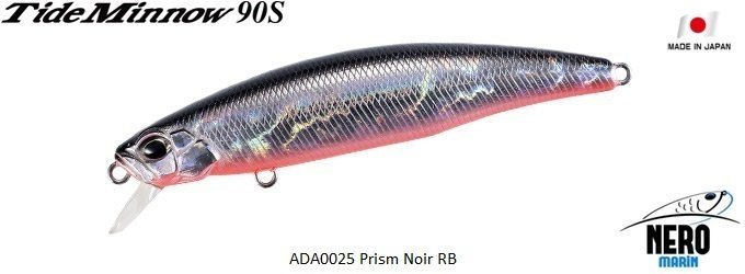 Tide Minnow 90S  ADA0025 / Prism Noir RB