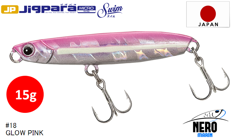 MC Jigpara Micro Swim JPMSW-15g #018 Glow Pink
