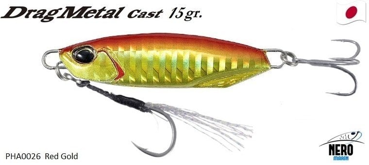 Drag Metal Cast Jig 15Gr. PHA0026 / Red Gold