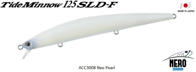 Tide Minnow 125 SLD-F  ACC3008 / Neo Pearl