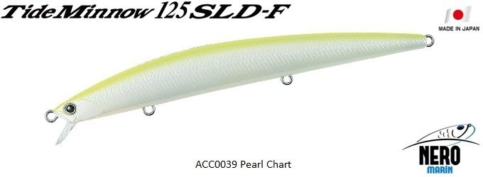 Tide Minnow 125 SLD-F  ACC0039 / Pearl Chart