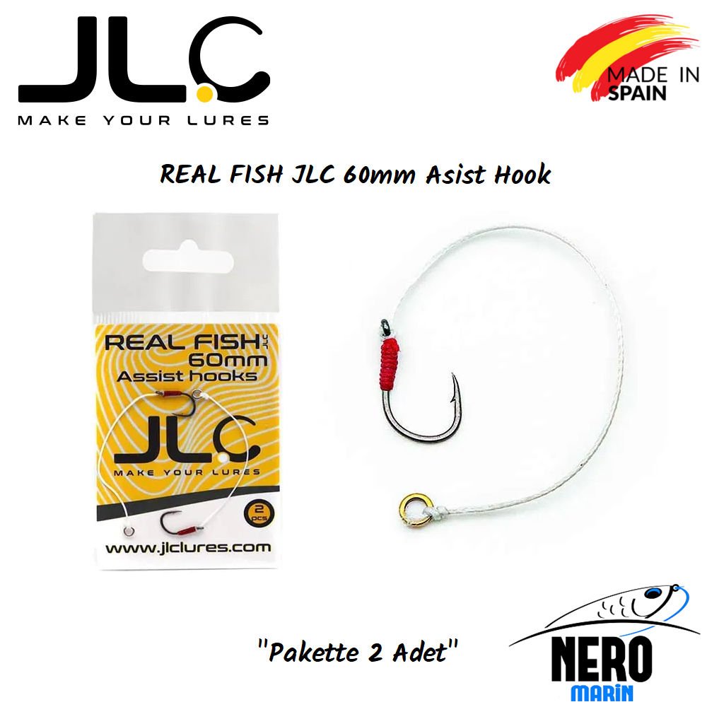 JLC Real Fish 60mm. Asist İğne 1 Adet/Paket