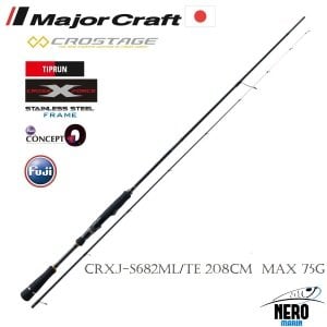 MC New Crostage CRXJ-S682ML/TE Offshore Tiprun Subye Kamışı 208cm Max 75g