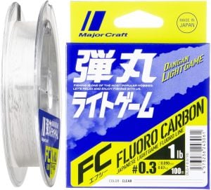 MC Dangan Fluoro Shock Leader DLG-0.3/0,090mm/1Lb/0.67kg/100mt.