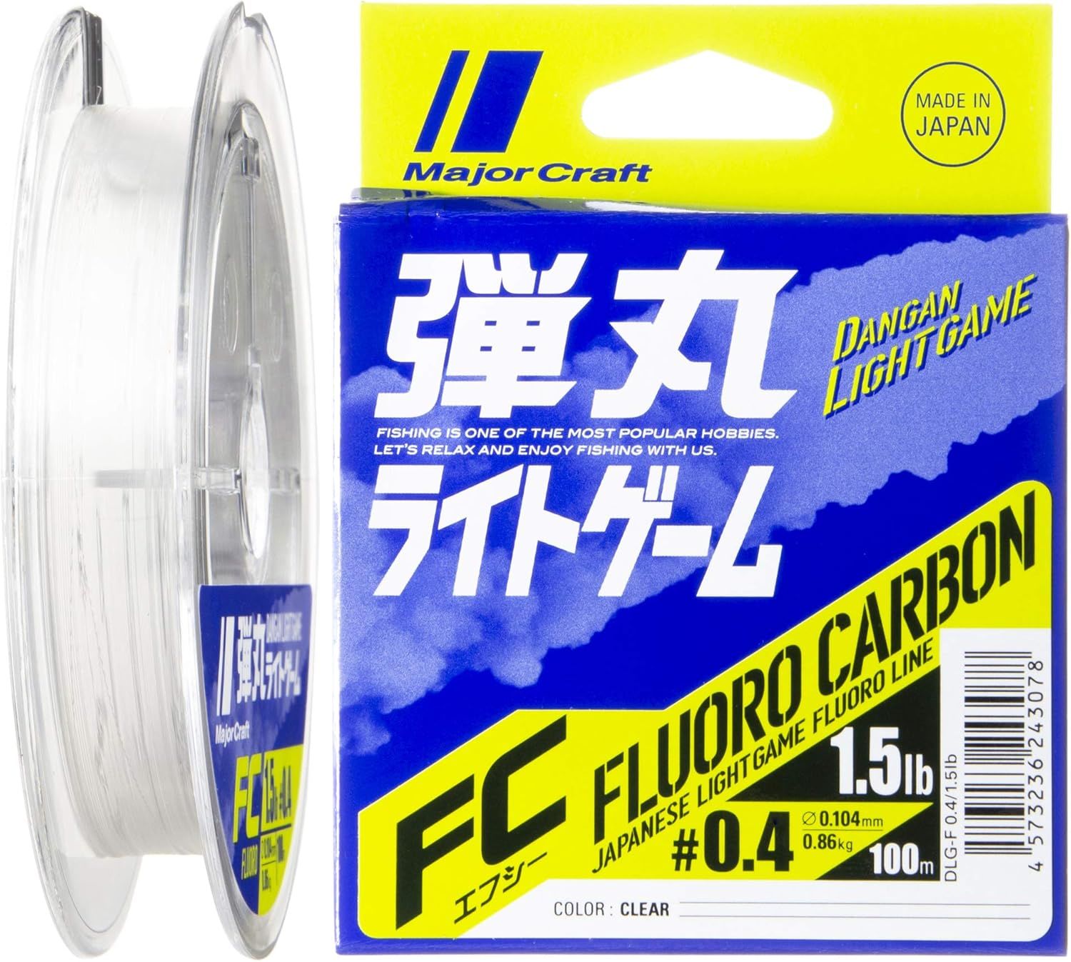 MC Dangan Fluoro Shock Leader DLG-0.4/0,104mm/15.Lb/0.67kg/100mt.