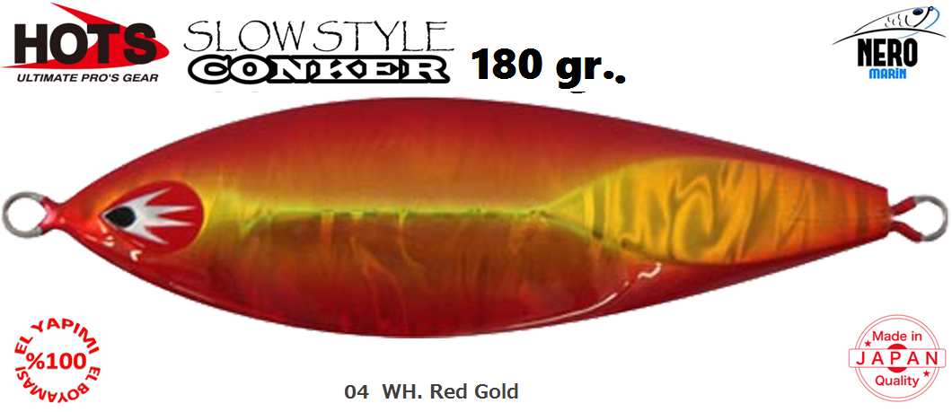 Hots Slow Style Conker 180gr. 04  WH. Red Gold