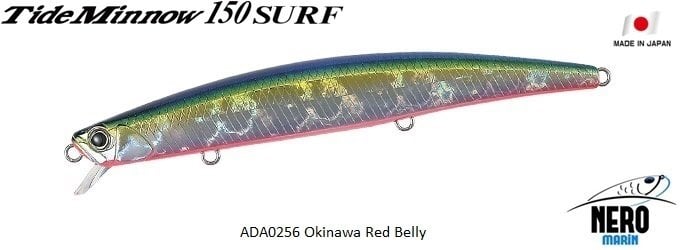 Tide Minnow 150 Surf  ADA0256 / Okinawa Red Belly