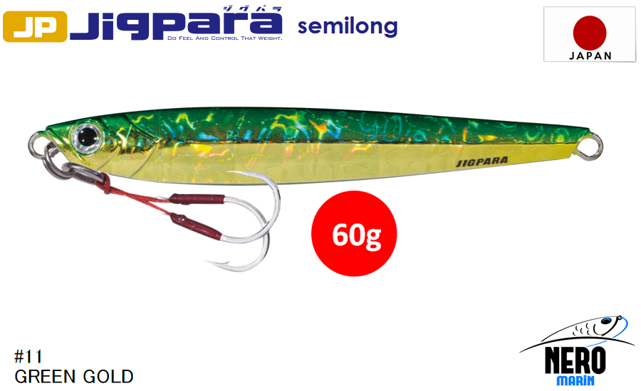 MC Jigpara Semilong JPSL-60gr #11 Green Gold
