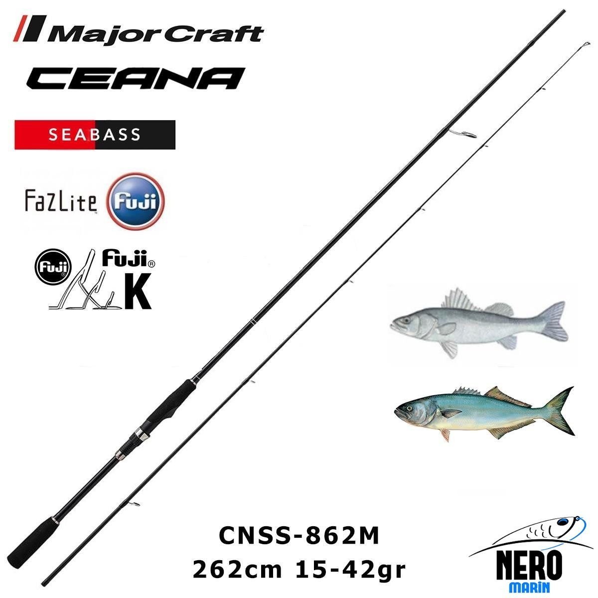 MC Ceana CNSS-862M Seabass Spin Kamış 262cm 15-42g