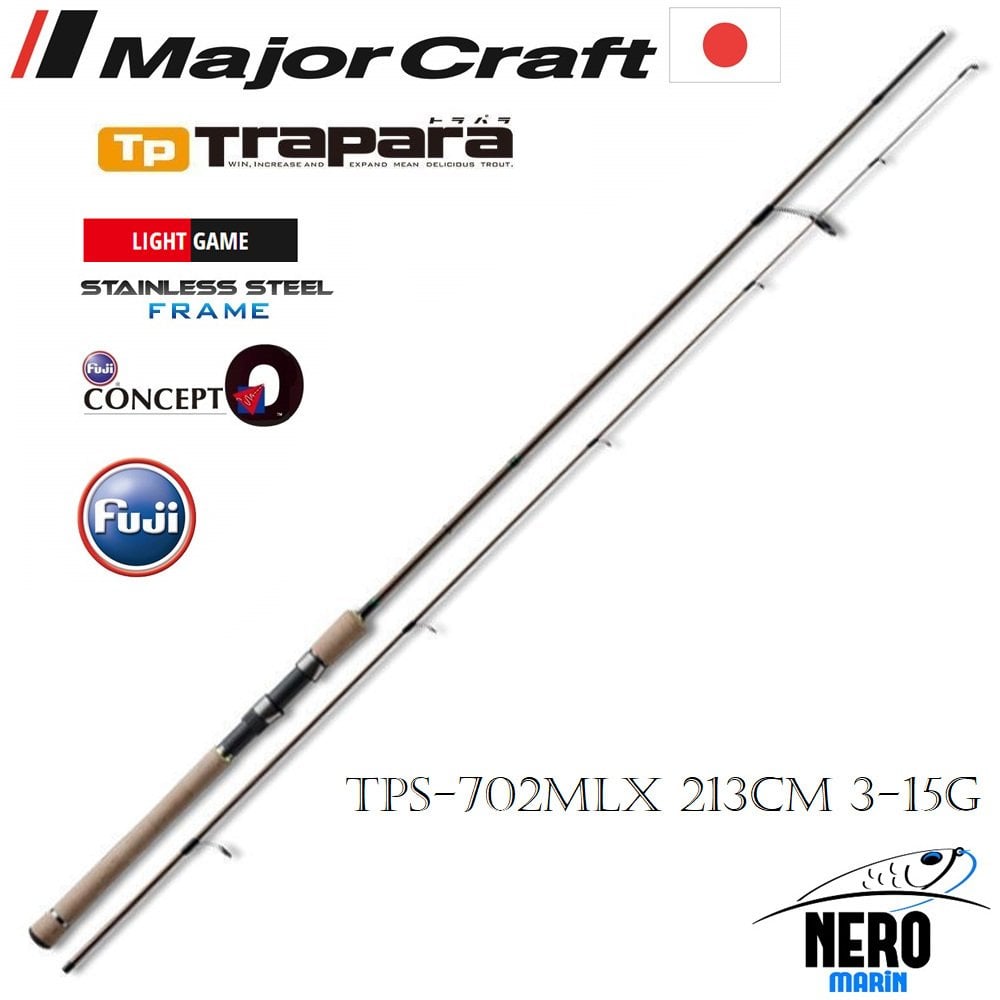 MC Trapara TPS-702MLX Light Spin Kamış 213cm. 3-15g