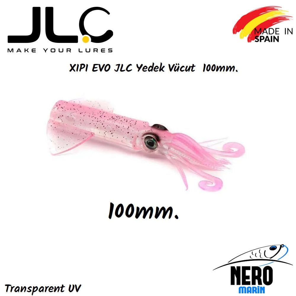 JLC Xipi Evo Silikon Kalamar Yedek Vücut 100mm #2 Transparent UV
