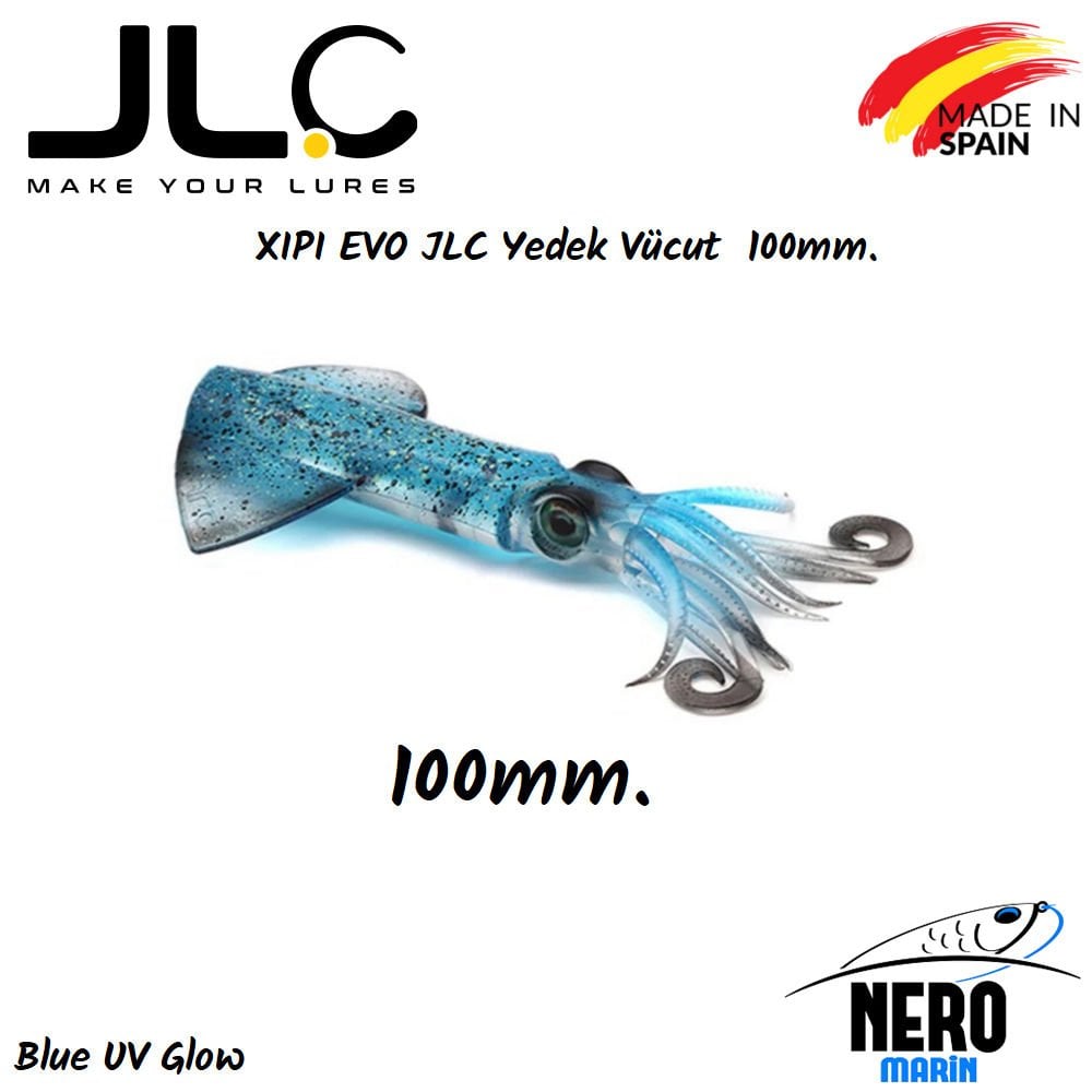 JLC Xipi Evo Silikon Kalamar Yedek Vücut 100mm #3 Blue Glow