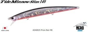 Tide Minnow Slim 140 ADA0025 / Prism Noir Red Belly