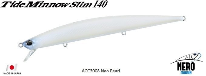 Tide Minnow Slim 140 ACC3008 / Neo Pearl