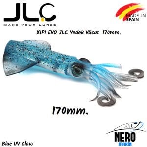 JLC Xipi Evo Silikon Kalamar Yedek Vücut 170mm #3 Blue Glow