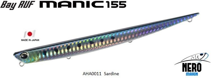 Bay Ruf Manic 155  AHA0011 / Sardine