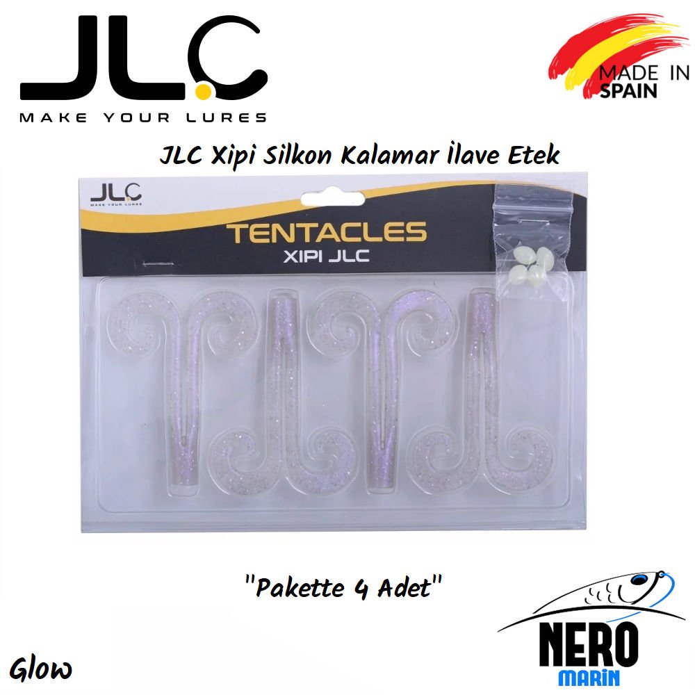 JLC Xipi Silkon Kalamar İlave Etek 4 Adet/Paket Glow