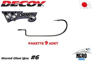 Decoy Worm5 Ofset İğne #6 (9 Adet / Paket)