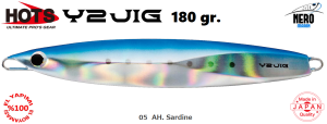 Hots Y2 Jig 180gr. 05  AH. Sardine