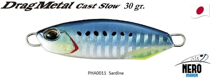 Drag Metal Cast Slow Jig 30Gr. PHA0011 / Sardine