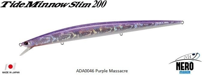 Tide Minnow Slim 200  ADA0046 / Purple Massacre